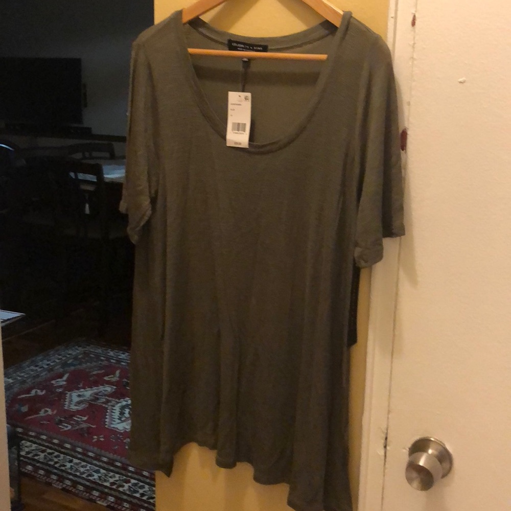 Plus size Celebrity Pink Semi-Sheer T shirt